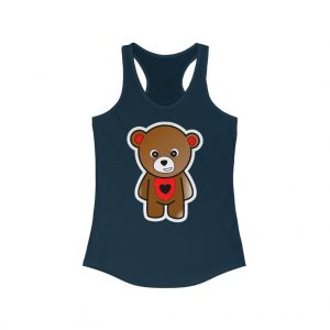 Bear Cartoon Tank Top |  Women's Ideal Racerback Tank
