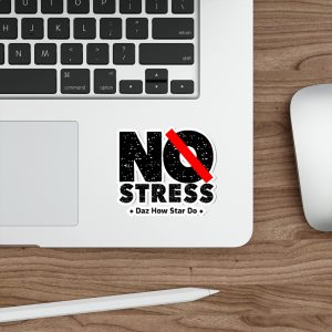 No Stress Sticker