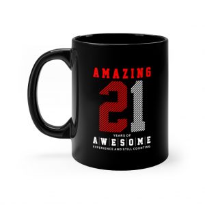Amazing 21st Birthday Mug