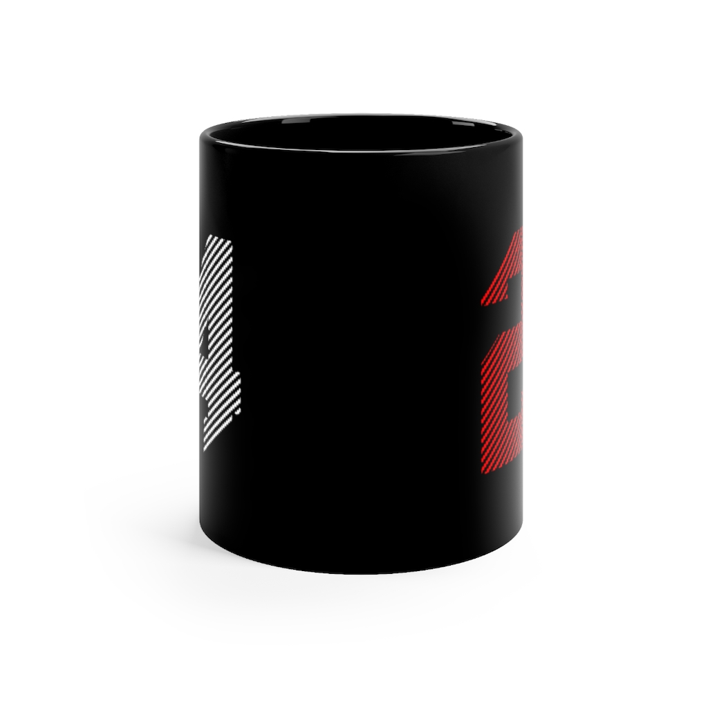 Iconic number 24 | Number 24 Mug | Black mug 11oz 2 Iconic number 24 |  Number 24 Mug |  Black mug 11oz - Image 2