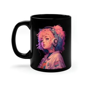 Anime Coffee mug For Coffee Lovers Cartoon Coffee Mug Lofi Girl Gamer Coffee Mug