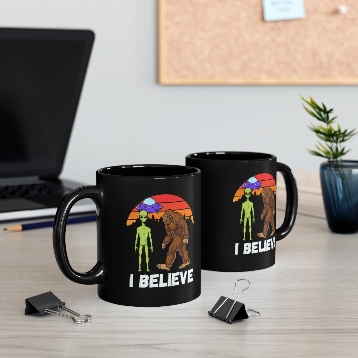 Bigfoot Funny Coffee Mug | Alien Mug | Sasquatch Gift Cup I believe Mug 11 OZ 4 Bigfoot Funny Coffee Mug | Alien Mug | Sasquatch Gift Cup I believe Mug 11 OZ - Image 4
