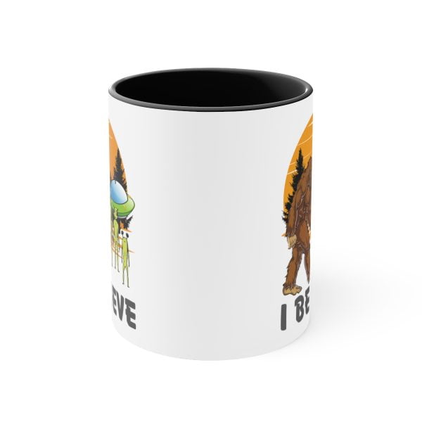 Bigfoot Gift for UFO Believers | Funny Alien Mug | Sasquatch Gift Cup I believe Mug 11 OZ - Image 5