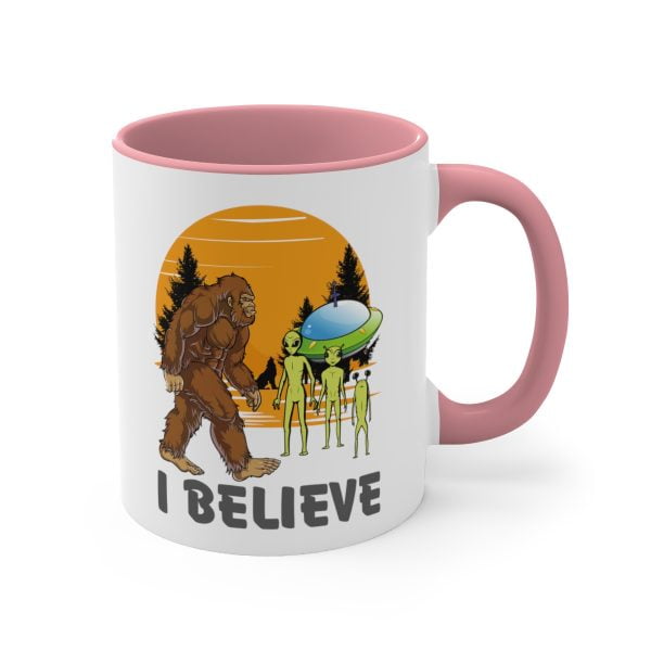 Bigfoot Gift for UFO Believers | Funny Alien Mug | Sasquatch Gift Cup I believe Mug 11 OZ - Image 16