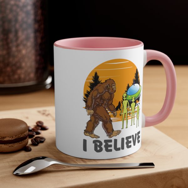 Bigfoot Gift for UFO Believers | Funny Alien Mug | Sasquatch Gift Cup I believe Mug 11 OZ - Image 17
